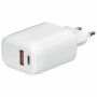 Зарядное устройство быстрое сетевое (220 В) USB QC3.0+Type-C PD 20 Вт, 3 А, RED LINE, УТ000036039 Зарядное устройство быстрое сетевое (220 В) USB QC3.0+Type-C PD 20 Вт, 3 А, RED LINE, УТ000036039
