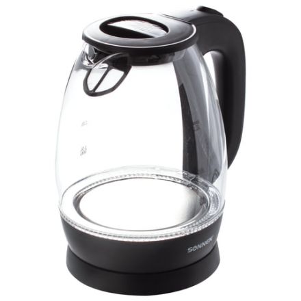 Чайник SONNEN KT-1786, 1,7 л, 2200 Вт, закрытый нагревательный элемент, стекло, 453422 Чайник SONNEN KT-1786, 1,7 л, 2200 Вт, закрытый нагревательный элемент, стекло, 453422