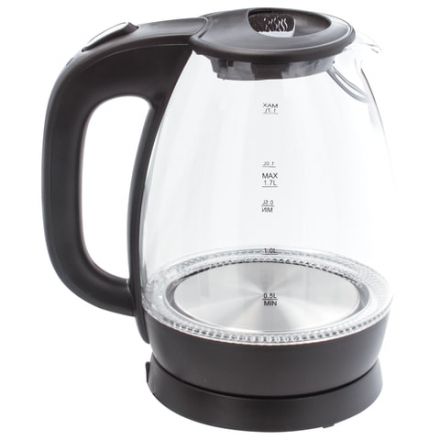 Чайник SONNEN KT-1786, 1,7 л, 2200 Вт, закрытый нагревательный элемент, стекло, 453422 Чайник SONNEN KT-1786, 1,7 л, 2200 Вт, закрытый нагревательный элемент, стекло, 453422