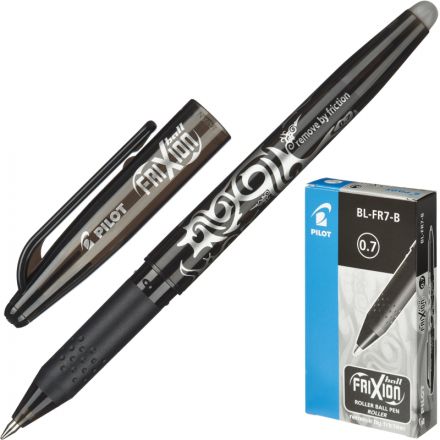 Ручка гелевая со стираемыми чернилами Pilot BL-FR7 Frixion черная (толщина линии 0.35 мм) Ручка гелевая со стираемыми чернилами Pilot BL-FR7 Frixion черная (толщина линии 0.35 мм)