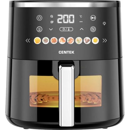Аэрогриль Centek CT-3106,6,5л,1750Вт, сенсорное управление, 8 программ Аэрогриль Centek CT-3106,6,5л,1750Вт, сенсорное управление, 8 программ