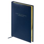 Ежедневник недатированный, А5, 136л., твердый переплет, кожзам, BG "Dallas. Blue", синий Ежедневник недатированный, А5, 136л., твердый переплет, кожзам, BG "Dallas. Blue", синий