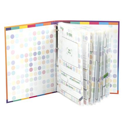 Папка-портфолио дошкольника "КОШЕЧКА", 4 кольца, 20 файлов, 10 вкладышей, 7БЦ матовая, BRAUBERG KIDS, 115237