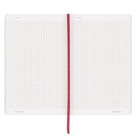 Блокнот А5 (130х210 мм), BRAUBERG ULTRA, под кожу, 80 г/м2, 96 л., клетка, красный, 113006 Блокнот А5 (130х210 мм), BRAUBERG ULTRA, под кожу, 80 г/м2, 96 л., клетка, красный, 113006