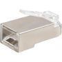 Вилка Cablexpert RJ-45 (8P8C) PLUG5SP кат5e экр, 30 микрон, (100 шт.), пак