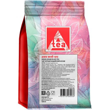 Чай листовой черный A-tea Ассам индийский, 200г