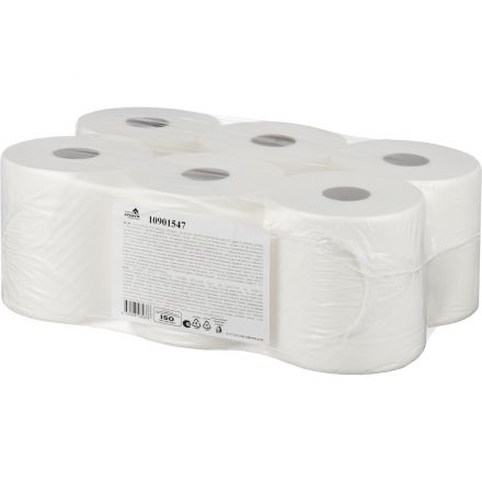 Полотенца бумажные д/дисп SoffiPRO Эконом 1сл ЦВ бел 280м 6рул/уп_10901547