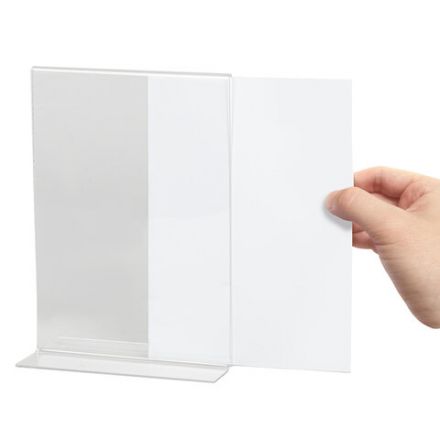 Подставка настольная для рекламных материалов МАЛОГО ФОРМАТА (150х210 мм), А5, двусторонняя, вертикальная, BRAUBERG, 290424 Подставка настольная для рекламных материалов МАЛОГО ФОРМАТА (150х210 мм), А5, двусторонняя, вертикальная, BRAUBERG, 290424