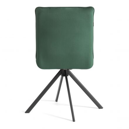 Стул обеденный Sweet поворотный механизм 360, велюр, Deep Forest (изумруд)