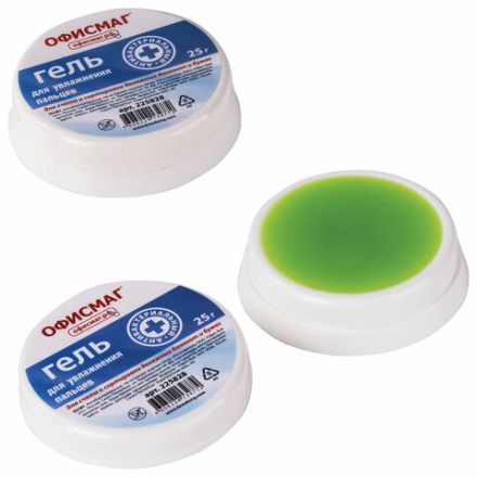 Гель для увлажнения пальцев АНТИБАКТЕРИАЛЬНЫЙ ОФИСМАГ, 25 г, Россия, 225828 Гель для увлажнения пальцев АНТИБАКТЕРИАЛЬНЫЙ ОФИСМАГ, 25 г, Россия, 225828