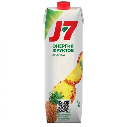 Нектар J7 Ананасовый с мякотью 0,97л Нектар J7 Ананасовый с мякотью 0,97л
