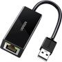 Сетевой адаптер UGREEN CR110 (20254) USB2.0 to RJ45 10/100Mbps черный Сетевой адаптер UGREEN CR110 (20254) USB2.0 to RJ45 10/100Mbps черный