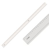 Линейка пластиковая 50 см, прозрачная, ЛН-31439 Линейка пластиковая 50 см, прозрачная, ЛН-31439