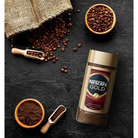 Кофе Nescafe Gold раств.субл.190г стекло Кофе Nescafe Gold раств.субл.190г стекло