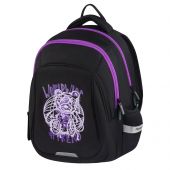 Рюкзак Berlingo Comfort "WorldWide" 38*27*18см, 3 отделения, 3 кармана, эргономичная спинка