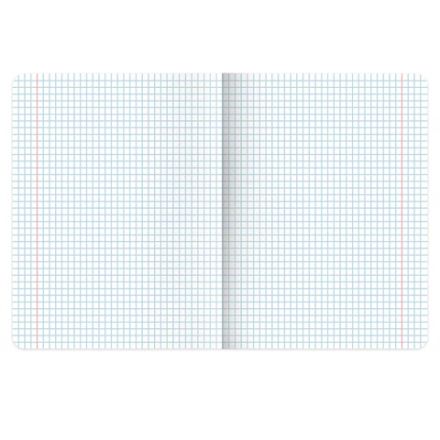 Тетрадь пластиковая обложка (прозрачная) 12 листов, клетка, BRAUBERG "Smart Cover", АССОРТИ (микс в спайке), 405022