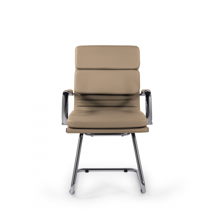 Кресло СН-303 Кайман Трио Н/п soft хром S-0413 (кофейный)