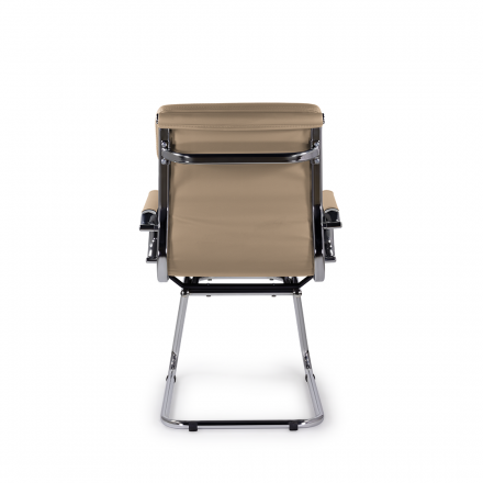 Кресло СН-303 Кайман Трио Н/п soft хром S-0413 (кофейный)