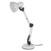 Светильник настольный SONNEN TL-007, на подставке + струбцина, 40 Вт, Е27, БЕЛЫЙ, высота 60 см, 235539