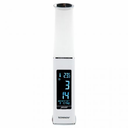 Настольная лампа / светильник SONNEN SM-01W на подставке, LCD-экран, СВЕТОДИОДНАЯ, 5 Вт, белый, 238233