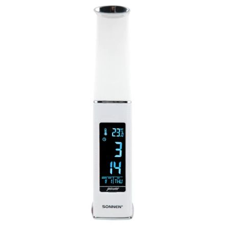 Настольная лампа / светильник SONNEN SM-01W на подставке, LCD-экран, СВЕТОДИОДНАЯ, 5 Вт, белый, 238233