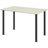 Стол обеденный Комус МДС 120х70 серый/черный Стол обеденный Комус МДС 120х70 серый/черный