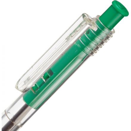 Ручка шариковая автоматическая Attache Bo-bo зеленая (толщина линии 0.5 мм)