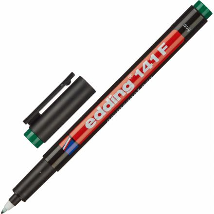 Маркер перманентный для глянц. поверхностей EDDING 141/4 зеленый 0,6мм Маркер перманентный для глянц. поверхностей EDDING 141/4 зеленый 0,6мм