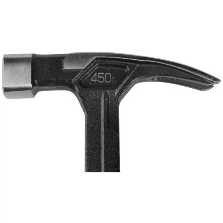 Молоток-гвоздодер цельнокованый 450 г, магнит,3х-комп.ручка, BERGER BG1527 Молоток-гвоздодер цельнокованый 450 г, магнит,3х-комп.ручка, BERGER BG1527