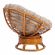 Кресло-качалка Папасан/Papasan (W 23/01 B) /с подушкой/ 115х78х104см, пекан орех, подушка рогожка, меланж