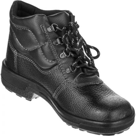 Ботинки Профи натуральная кожа черные с металлическим подноском размер 44 Ботинки Профи натуральная кожа черные с металлическим подноском размер 44