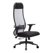 Кресло Метта комплект 18/2D серое, пластик