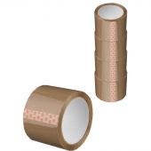 Клейкая лента 72мм х66м 38 мкм коричневый 4 шт/уп Клейкая лента 72мм х66м 38 мкм коричневый 4 шт/уп