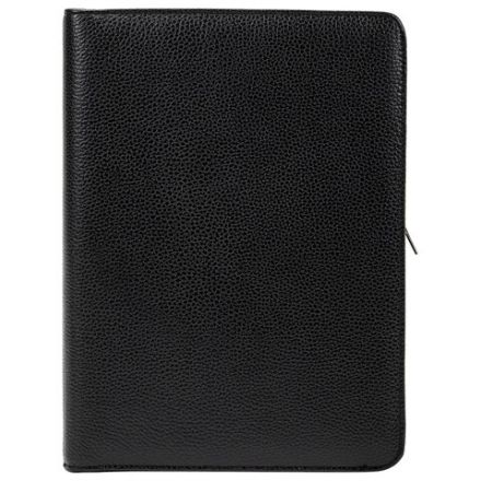 Папка из натуральной кожи на молнии, 340х250х30 мм, черная, 8-011 Папка из натуральной кожи на молнии, 340х250х30 мм, черная, 8-011