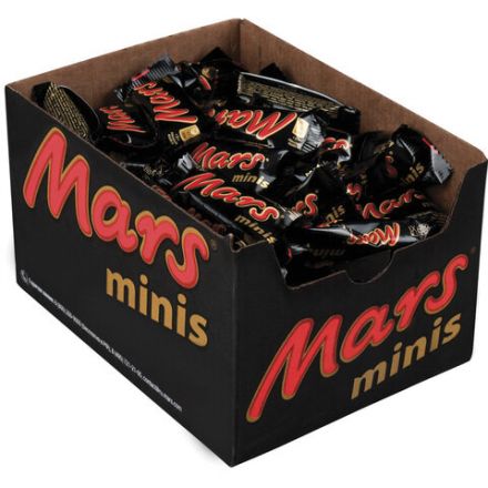 Батончики мини MARS "Minis" шоколадные с нугой и карамелью в молочном шоколаде, 1 кг, 56730 Батончики мини MARS "Minis" шоколадные с нугой и карамелью в молочном шоколаде, 1 кг, 56730