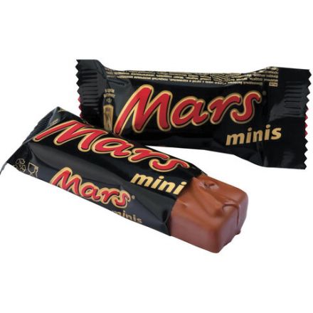 Батончики мини MARS "Minis" шоколадные с нугой и карамелью в молочном шоколаде, 1 кг, 56730 Батончики мини MARS "Minis" шоколадные с нугой и карамелью в молочном шоколаде, 1 кг, 56730