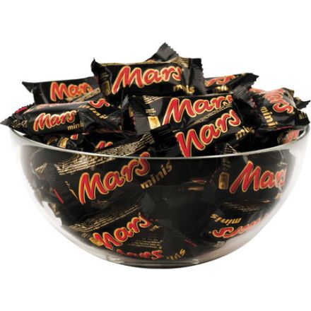 Батончики мини MARS "Minis" шоколадные с нугой и карамелью в молочном шоколаде, 1 кг, 56730 Батончики мини MARS "Minis" шоколадные с нугой и карамелью в молочном шоколаде, 1 кг, 56730