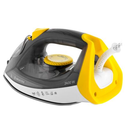 Утюг BRAYER BR4003GY, 2400 Вт, керамическое покрытие, самоочистка, антикапля, антинакипь, автоотключение, серый Утюг BRAYER BR4003GY, 2400 Вт, керамическое покрытие, самоочистка, антикапля, антинакипь, автоотключение, серый