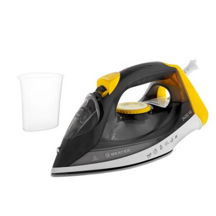 Утюг BRAYER BR4003GY, 2400 Вт, керамическое покрытие, самоочистка, антикапля, антинакипь, автоотключение, серый Утюг BRAYER BR4003GY, 2400 Вт, керамическое покрытие, самоочистка, антикапля, антинакипь, автоотключение, серый