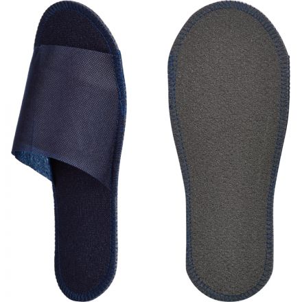 Тапочки одноразовые Стандарт спанбонд подошва ППЭ 4 мм. 150пар/уп, синий