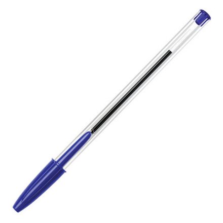 Ручка шариковая BIC "Cristal", СИНЯЯ, корпус прозрачный, узел 1 мм, линия письма 0,32 мм, 847898/528921 Ручка шариковая BIC "Cristal", СИНЯЯ, корпус прозрачный, узел 1 мм, линия письма 0,32 мм, 847898/528921