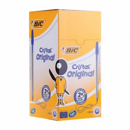 Ручка шариковая BIC "Cristal", СИНЯЯ, корпус прозрачный, узел 1 мм, линия письма 0,32 мм, 847898/528921 Ручка шариковая BIC "Cristal", СИНЯЯ, корпус прозрачный, узел 1 мм, линия письма 0,32 мм, 847898/528921