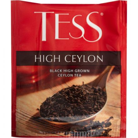Чай черный пакетированный Tess High Ceylon, 2,25гх100пак