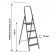 Стремянка стальная 4 ступени, Сибртех