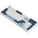 Клавиатура A4Tech Fstyler(FS300 PANDA SNOWBOARDING)мех.бел/син USB gam.LED Клавиатура A4Tech Fstyler(FS300 PANDA SNOWBOARDING)мех.бел/син USB gam.LED