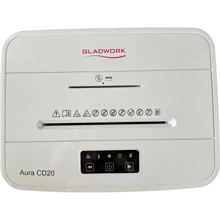 Шредер Gladwork Aura CD20 ур.секр. P-4, 20лист., 25л