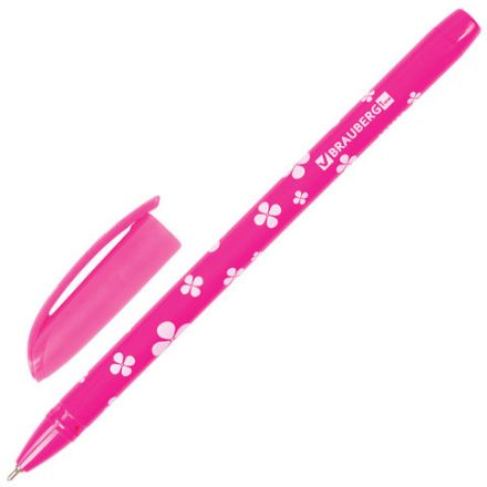 Ручка шариковая масляная BRAUBERG "FRUITY SF", СИНЯЯ, с узором, узел 1 мм, линия письма 0,5 мм, 142653 Ручка шариковая масляная BRAUBERG "FRUITY SF", СИНЯЯ, с узором, узел 1 мм, линия письма 0,5 мм, 142653