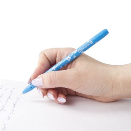 Ручка шариковая масляная BRAUBERG "FRUITY SF", СИНЯЯ, с узором, узел 1 мм, линия письма 0,5 мм, 142653 Ручка шариковая масляная BRAUBERG "FRUITY SF", СИНЯЯ, с узором, узел 1 мм, линия письма 0,5 мм, 142653