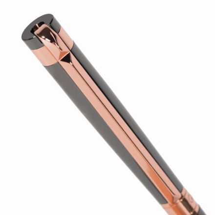 Ручка подарочная шариковая GALANT "Vitznau", корпус серый, золотистые детали, пишущий узел 0,7 мм, синяя, 141664 Ручка подарочная шариковая GALANT "Vitznau", корпус серый, золотистые детали, пишущий узел 0,7 мм, синяя, 141664