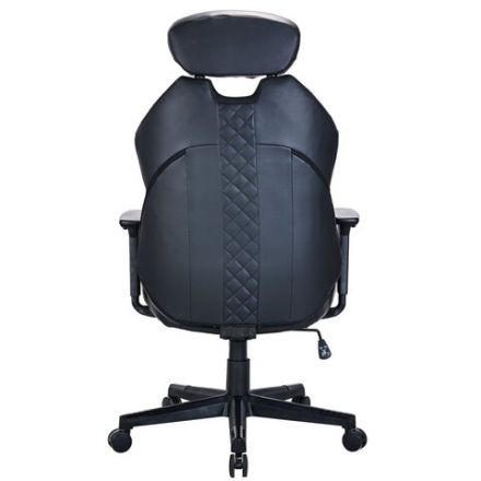 Кресло BRABIX PREMIUM "Tokyo EX-595", регулируемый подголовник, рециклированная кожа, черное, 532975